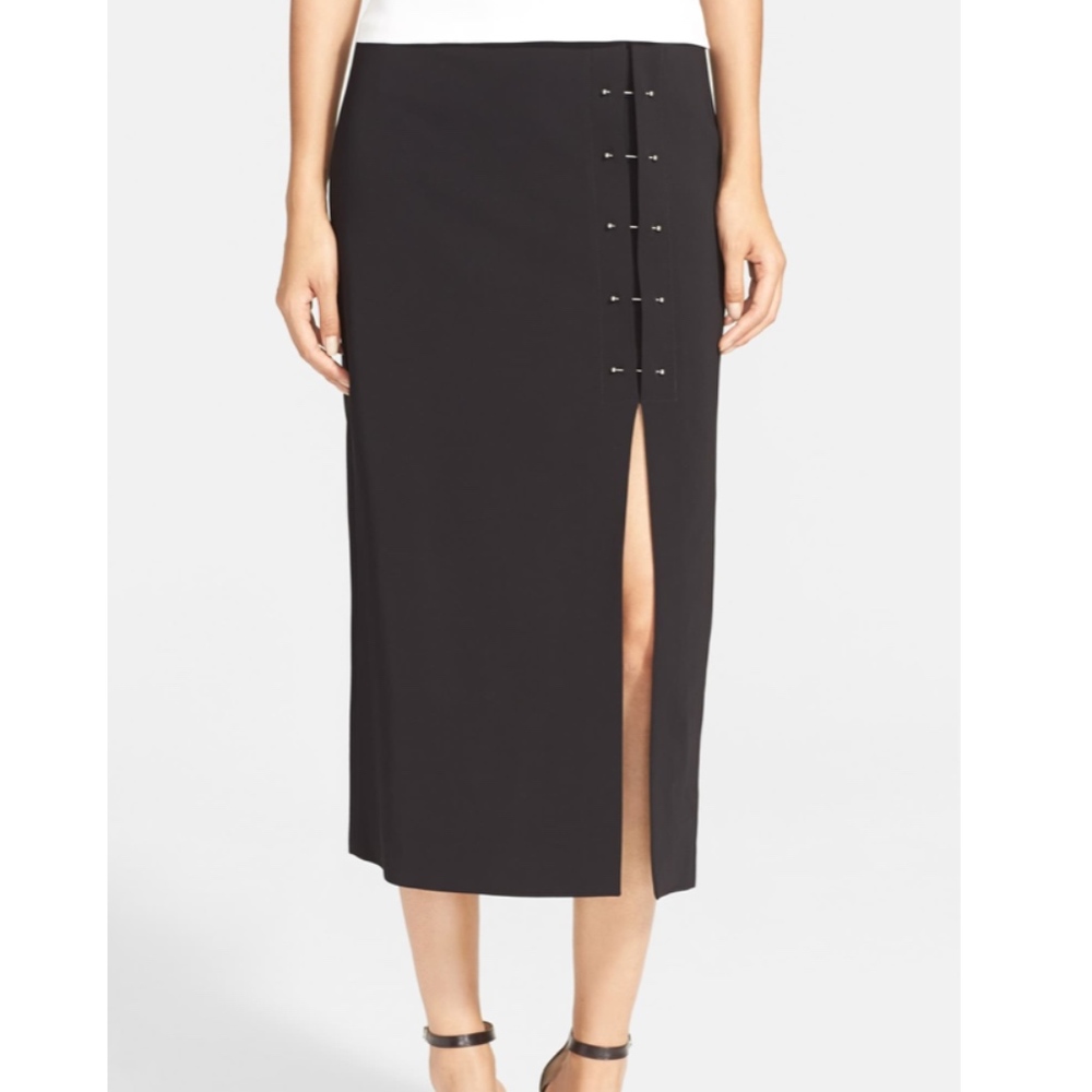 ALC Black Dean Skirt w/ Gunmetal Barbell Closure